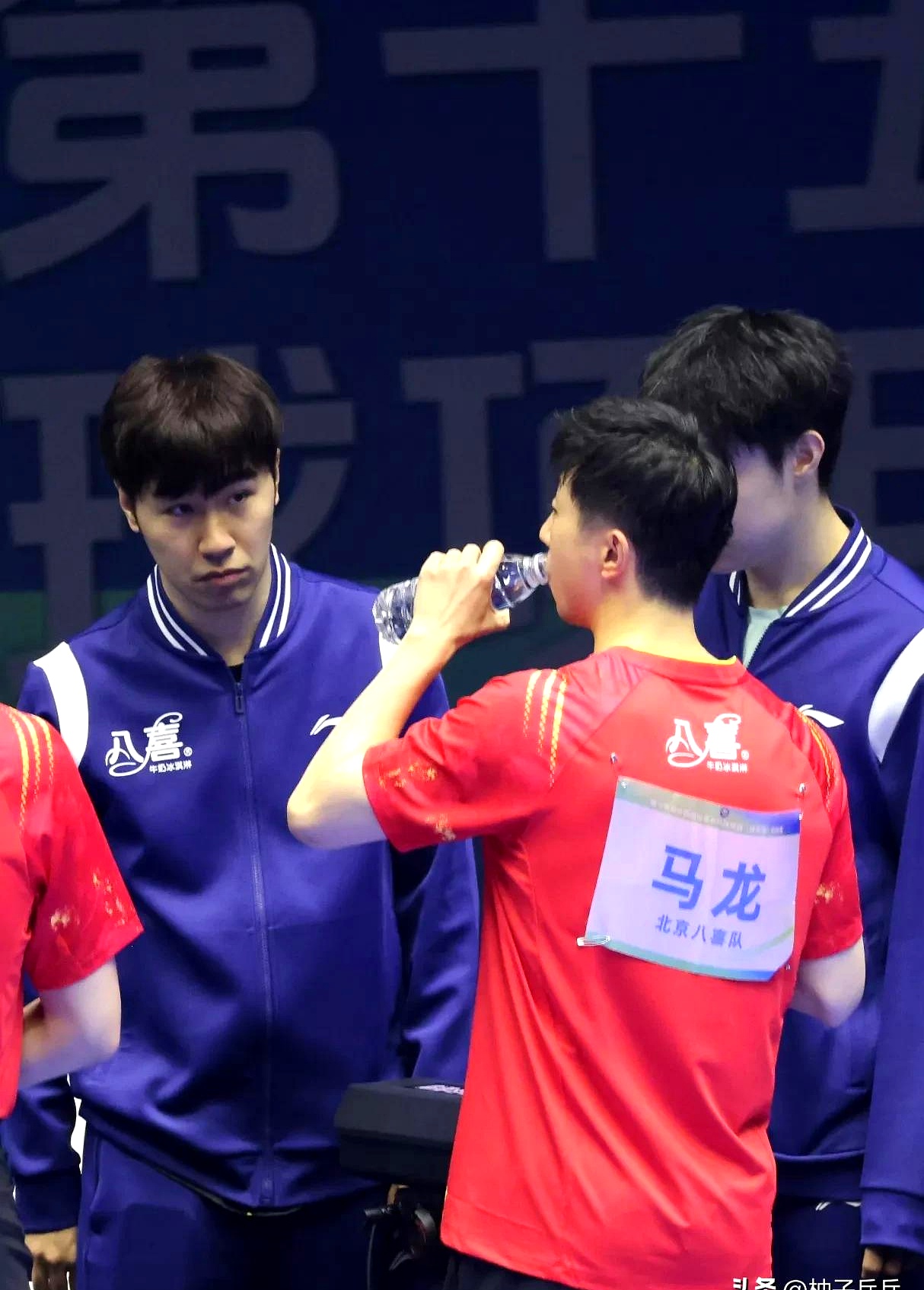 中国乒乓球队完胜英国乒乓球队，马龙送出助攻